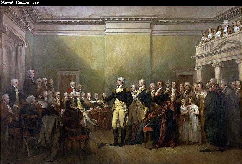 John Trumbull General George Washington Resigning his Commission
